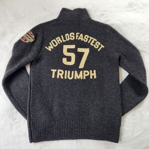 Lucky Brand x Triumph Sweater Triumph Pullover Retro Sweater Wool Cotton Knit